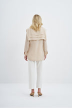 Zeynep Şule Kare Yakalı Gömlek