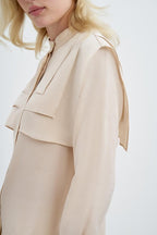 Zeynep Şule Kare Yakalı Gömlek