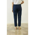 Merwish Önden Düğmeli Denim Pantolon - Lacivert