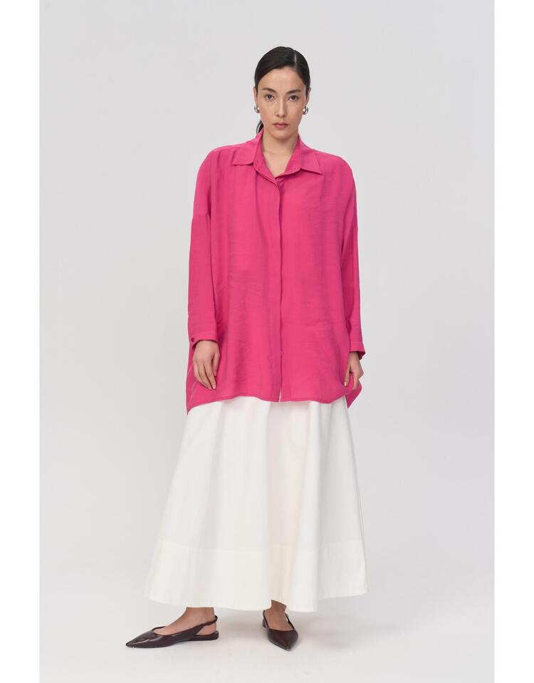 QOOQ Yarasa Kol Gömlek