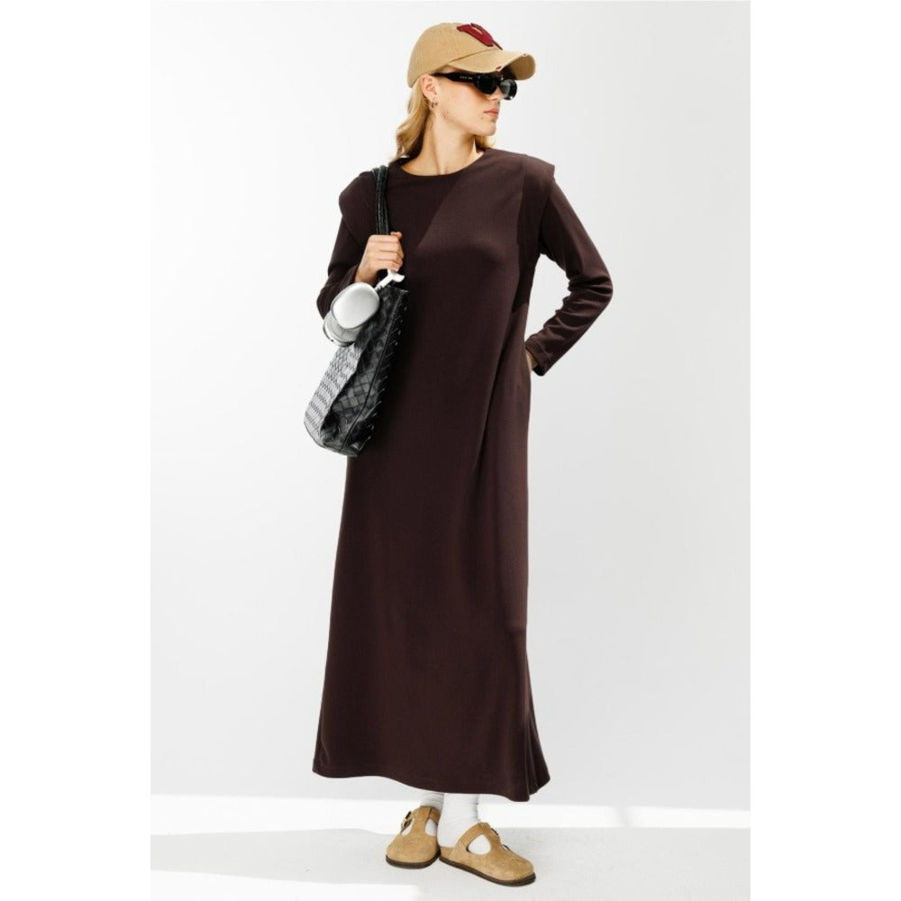 Aller Detaylı Compact Pamuk Elbise