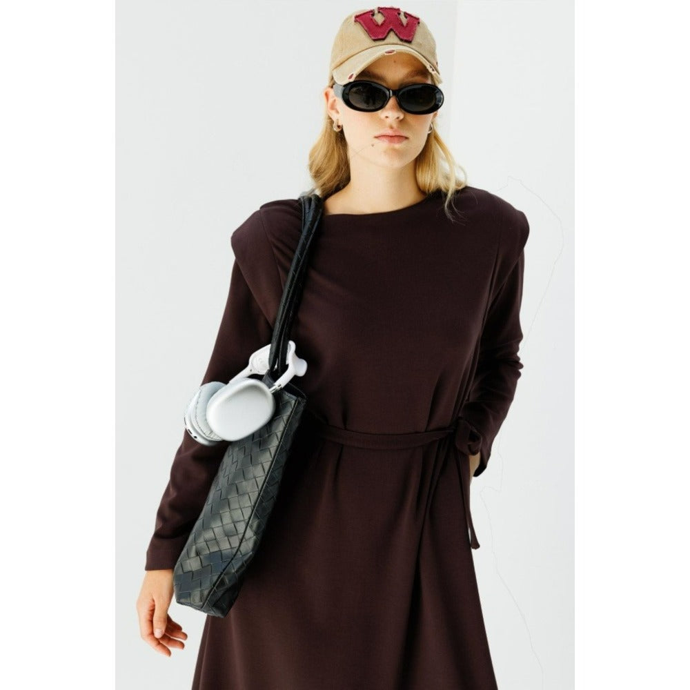 Aller Detaylı Compact Pamuk Elbise