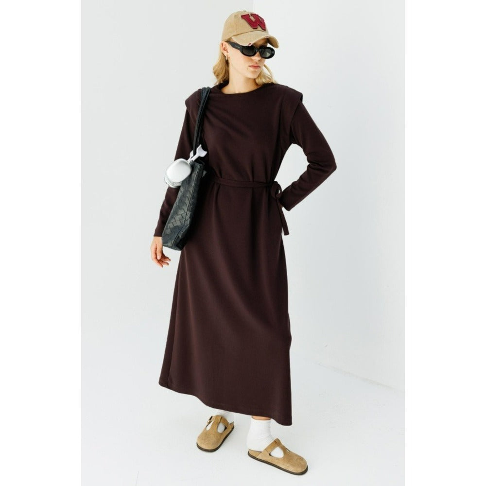 Aller Detaylı Compact Pamuk Elbise