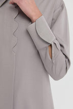 Zeynep Şule Dairesel Patlı Gömlek