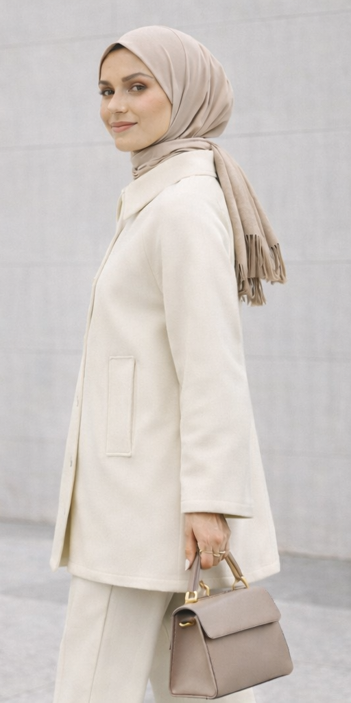 Zeynep ŞuleÇapraz Cepli Gömlek Ceket