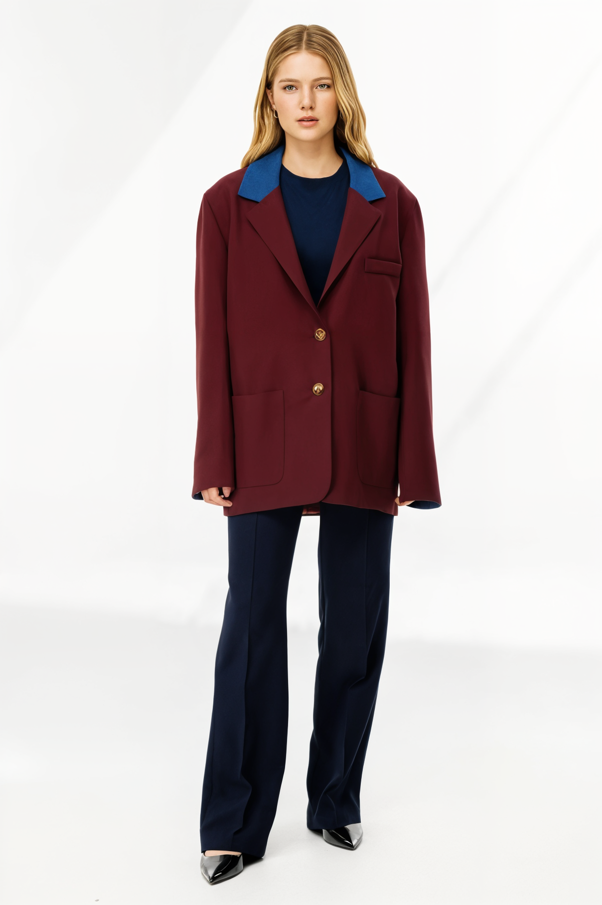 Kot Garni Detaylı Blazer Ceket