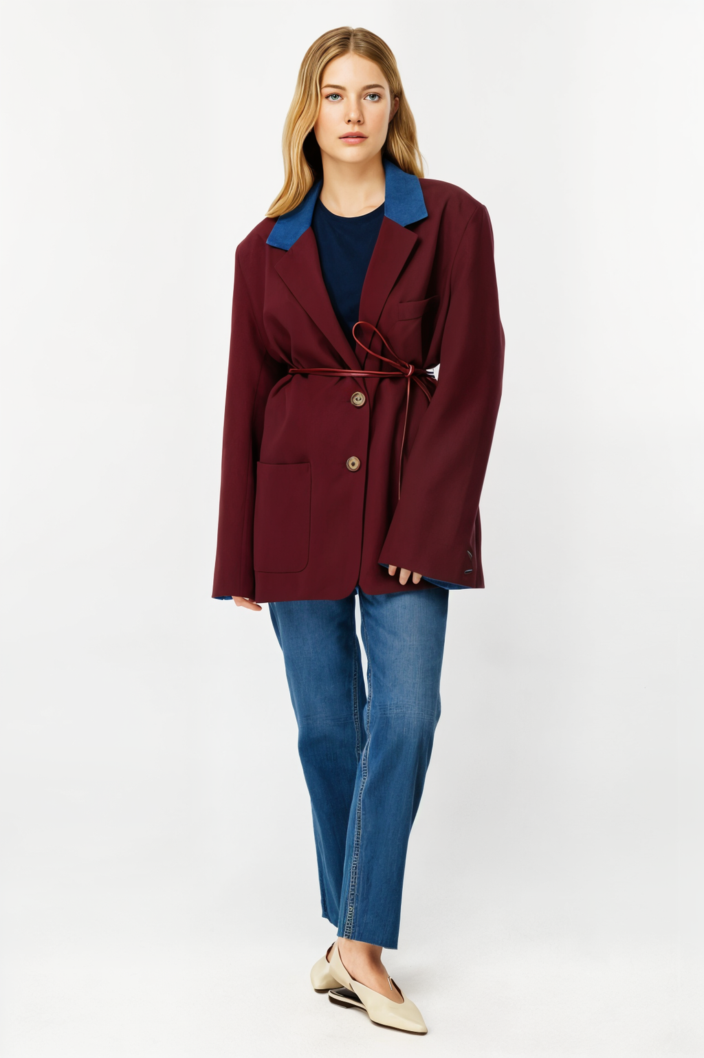Kot Garni Detaylı Blazer Ceket