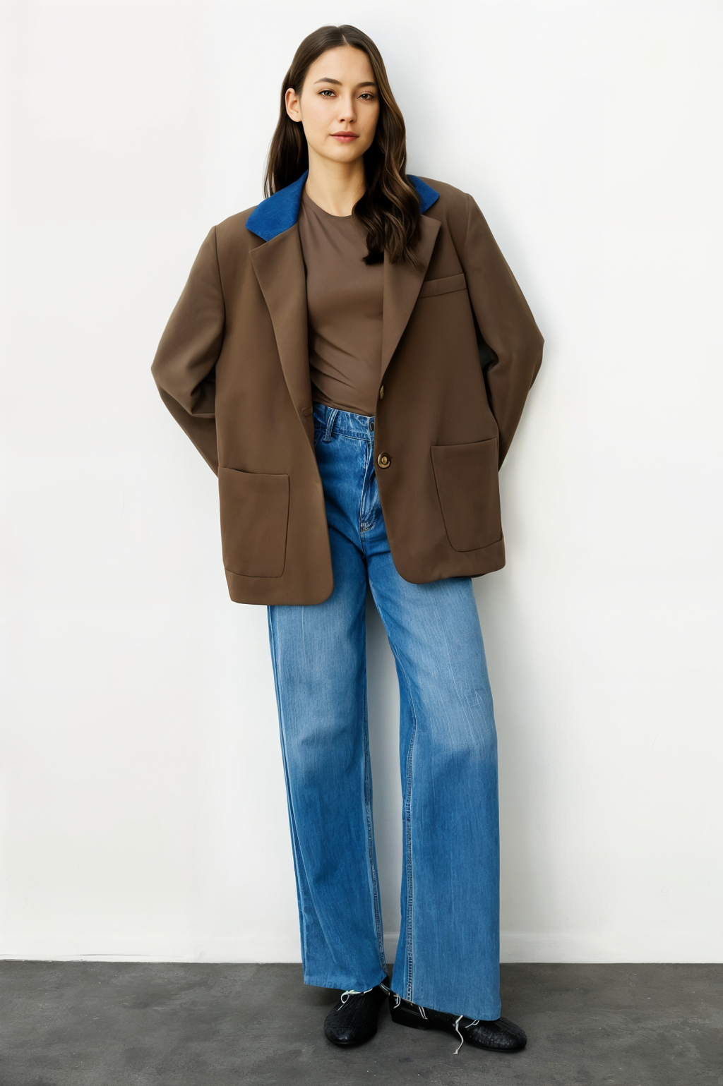 Kot Garni Detaylı Blazer Ceket