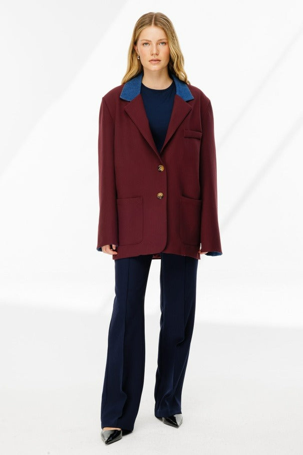 Kot Garni Detaylı Blazer Ceket