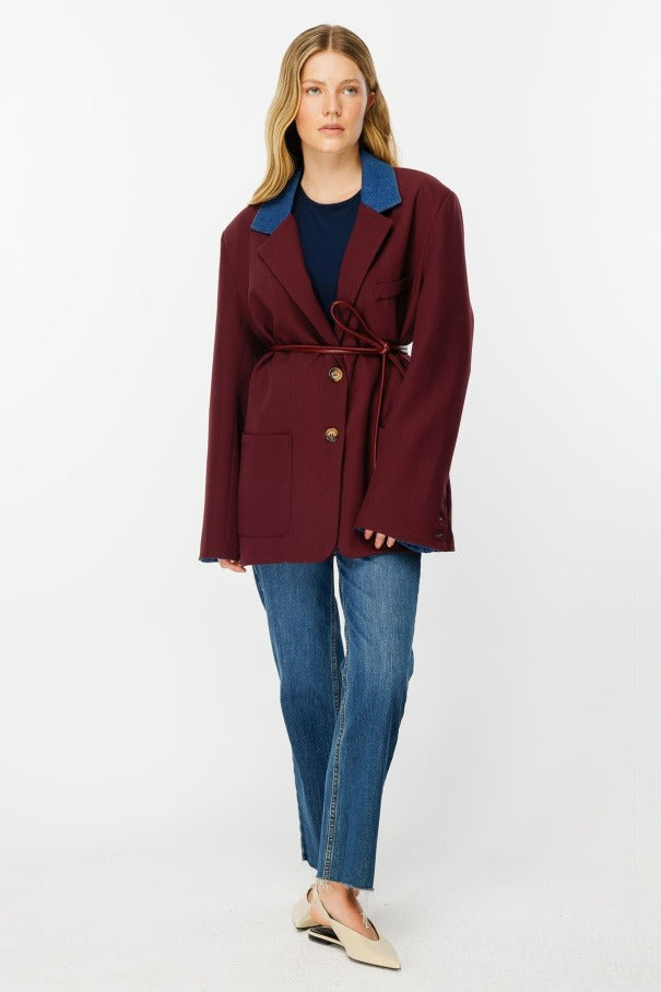 Kot Garni Detaylı Blazer Ceket