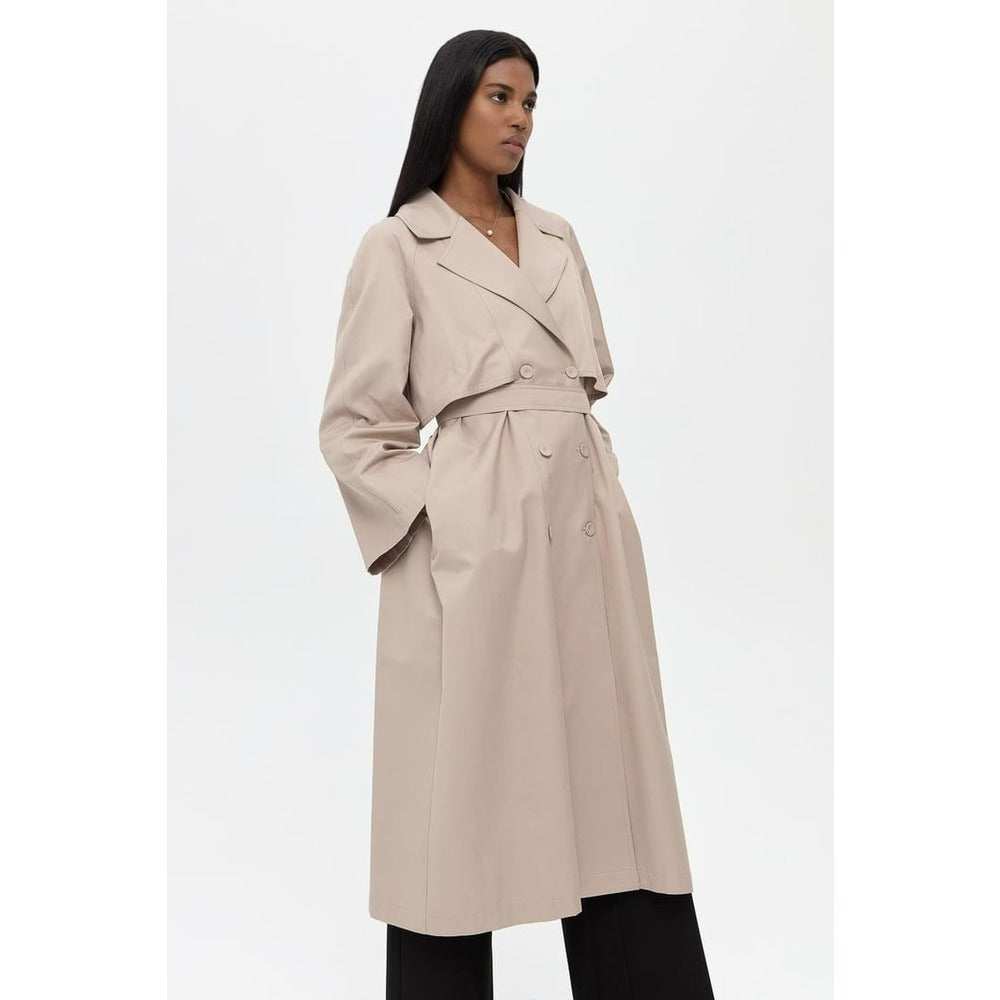 Zeynep Şule Pelerinli Trençkot