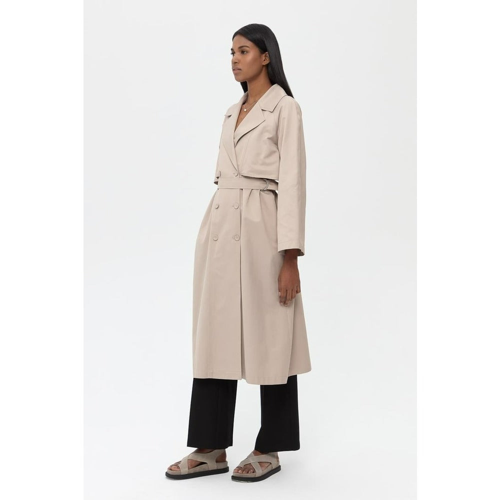 Zeynep Şule Pelerinli Trençkot