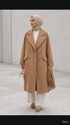 Zeynep Şule Cepli Kruvaze Palto