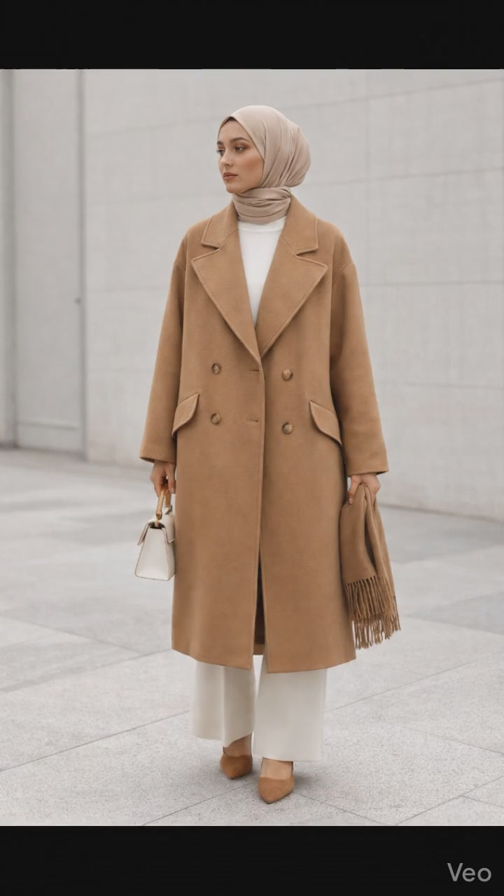 Zeynep Şule Cepli Kruvaze Palto